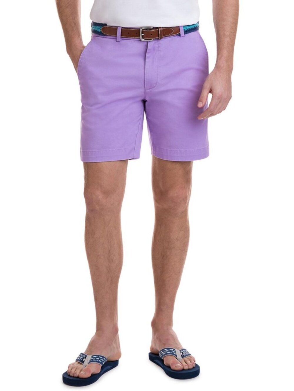 Vineyard Vines Shorts Mens 32 Lavender Classic Fit 9” Club Short Chino NWT